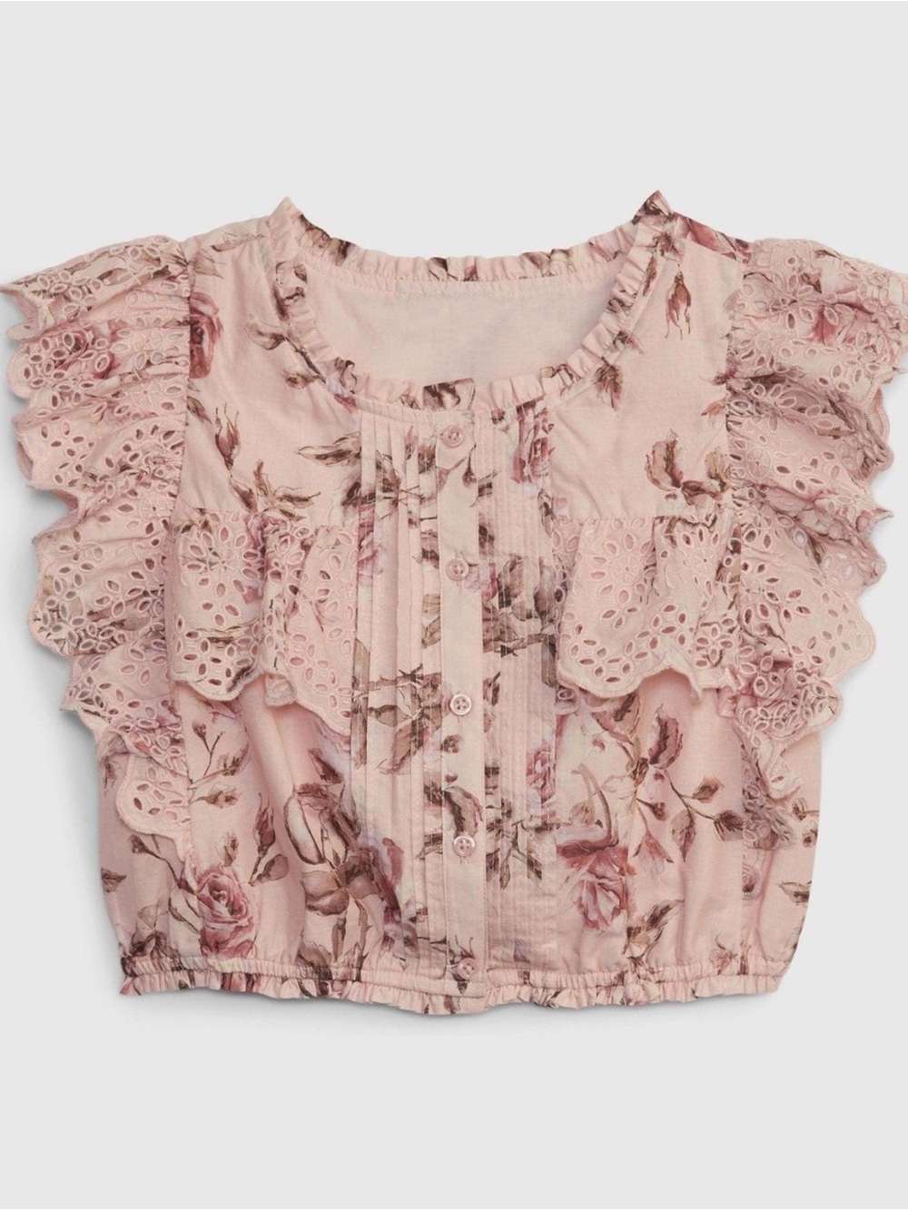 gap x love shack fancy girls top size large